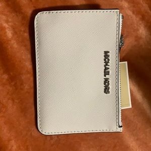 mk white of card holder